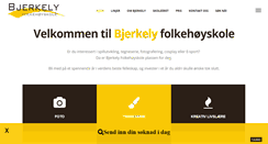 Desktop Screenshot of bjerkely.fhs.no